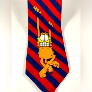 🍄 Garfield Men’s Neck Tie 1978 Vintage Hot Cakes Made In USA
